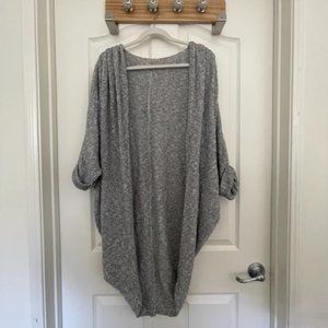 American Apparel Grey Oversized Cardigan